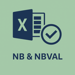 Fonction Excel - NB, NBVAL