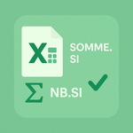 Fonction Excel - SOMME.SI, NB.SI